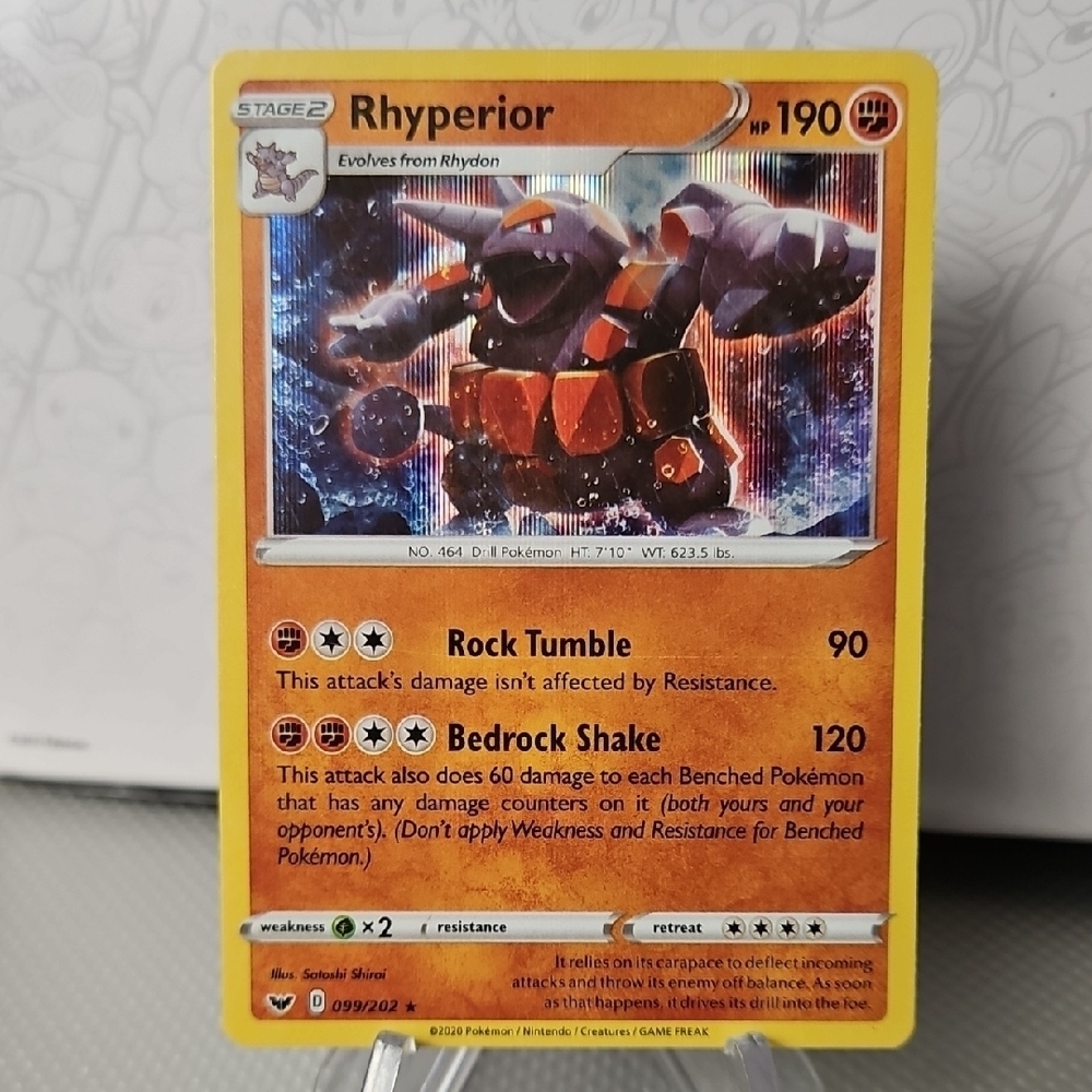 Rhyperior 099/202 Pokemon TCG Holo Rare